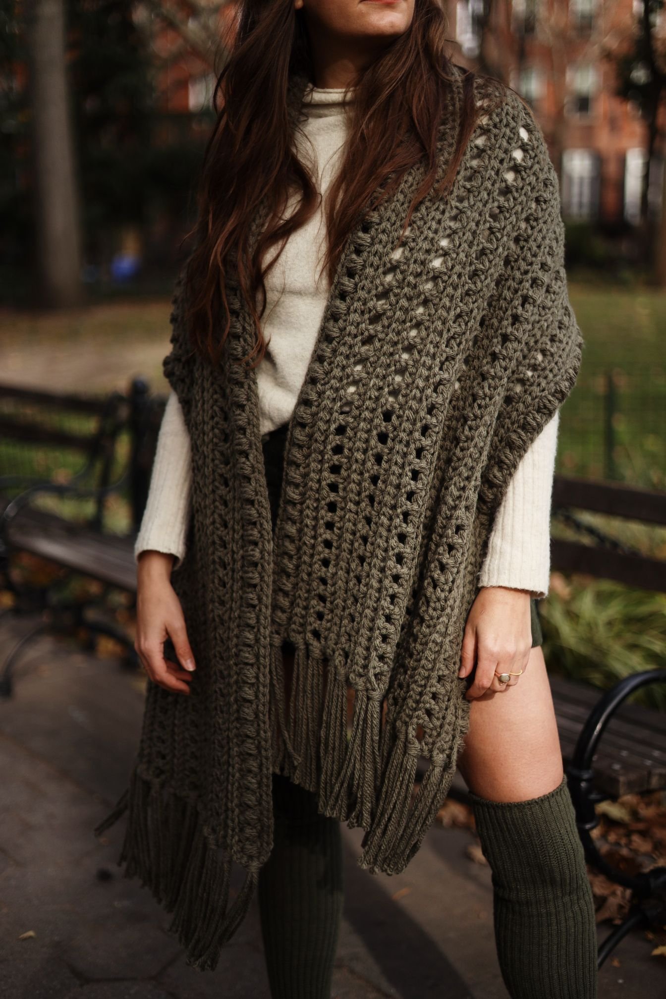 Library Wrap Crochet Pattern — Two of Wands